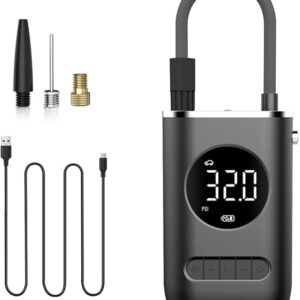 Bomba de ar elétrica recarregável Calibrador pneus carro