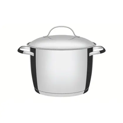 Caldeirão Allegra em Aço Inox com Fundo Triplo 24cm 7,5 L – Tramontina