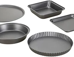 Conjunto de Assadeiras 5 Peças Milano Em Aço Carbono - Basic+