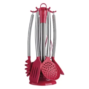 Conjunto de Utensílios de Cozinha Silicone 7 Peças - Euro Home