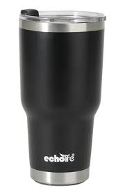 Copo Térmico Inox Com Tampa 900 Ml preto Echolife