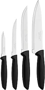 Faqueiro Tramontina Lâmina Aço Inox Plenus 4 peças