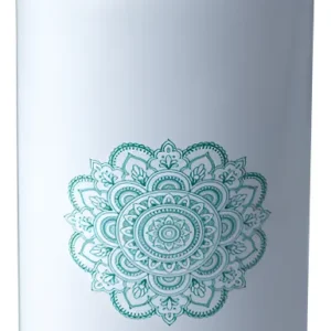 Garrafa Termica Com Tampa De Bambu Branca C44 Acte Sports