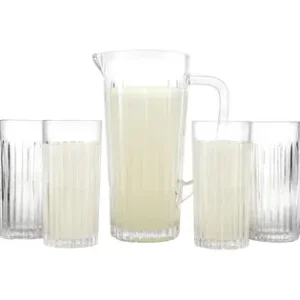 Jogo de Copos com Jarra de Vidro 7 Peças Haus Concept Filetto