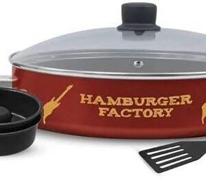 Kit Hamburguer Factory Rochedo Rock in Rio com Frigideira Funda 28cm e Acessórios