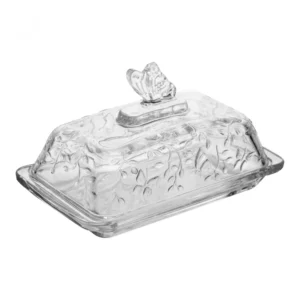 Manteigueira com Tampa New Butterfly 18cm x 10cm x 10,8cm
