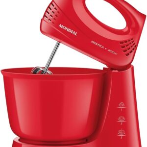 Batedeira Power Prática, Mondial, Vermelho, 400W, 220V - B-44-R