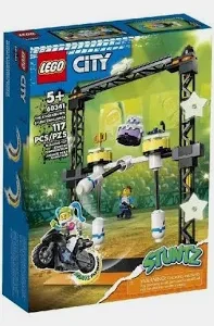 60341 Lego® City O Desafio De Acrobacias Chocante; Kit De Construção (117 Peças)