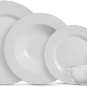 Aparelho de Jantar 20 pçs Branco Liso Alleanza