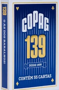 Baralho 139 Naipe Grande - Azul