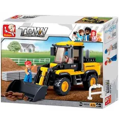 Blocos de Montar Construção Empilhadeira - Multikids 212 Peças