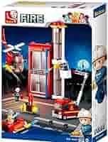 Blocos de Montar Multikids Torre de Bombeiro - 425 Peças