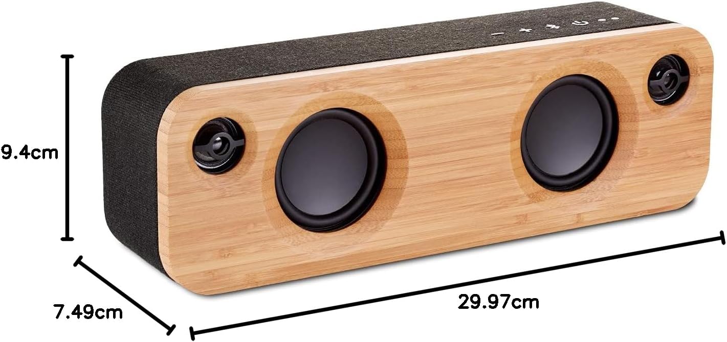 Caixa de Som Portátil House Of Marley Get Together Mini, Bluetooth, 12W, USB