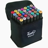 Canetinha Ponta Dupla 36 Cores