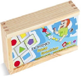 Carlu Brinquedos - Jogo da Lógica, 3+ Anos, 28 Peças, Color Multicolorido