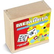 Carlu Brinquedos - Numerais e Quantidades Jogo da Memória, 3+ Anos, 40 Peças