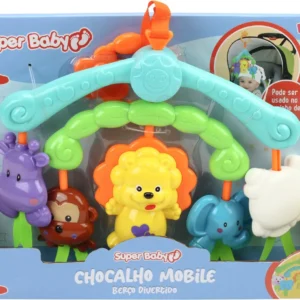 Chocalho Mobile Berço Divertido - Bbr Toys - R3352 Colorido Animal