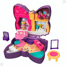 Conjunto Polly Pocket Cenário Borboleta Musical HCG17-Mattel