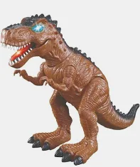 Dinossauro Tiranossauro Rex 26cm Com Luz E Som DMT4725 - DM Toys