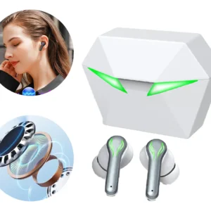 Fone De Ouvido Bluetooth 5.3 Gamer Sem Fio Tws Com Led Rs30