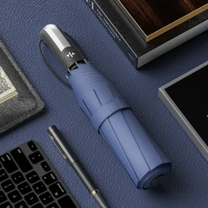 Guarda Chuva Automático Grande Portátil azul