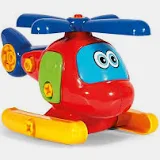 Helicóptero Didático Colorido (desmontável)