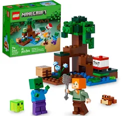 LEGO Minecraft A Aventura no Pântano 21240 (65 Peças)