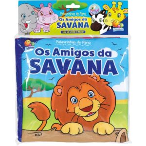 Livro Palavrinhas de Pano II: Amigos da Savana
