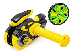 Moto Lançadora Fly Wheels Simples amarelo – Candide