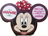 Orelhinhas e laço da minnie