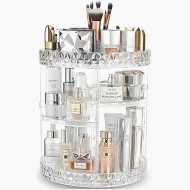 Organizador Maquiagem Acrílico Giratório Transparente