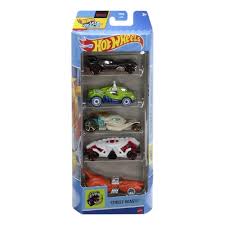 Pacote 5 Carrinhos Hot Wheels htv55