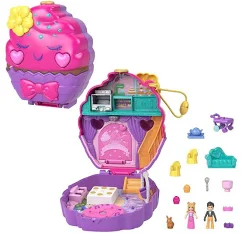 Polly Pocket Estojo Padaria De Cupcakes – Mattel