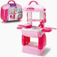 Super Cozinha Bag Kitchen Maletinha Infantil Bambola