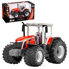 Trator De Brinquedo Com Rodas Emborrachadas Massey Ferguson