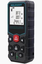 Trena laser digital profissional de precisão Mileseey X5 40m