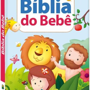 Bíblia do Bebê com abelha em cima do a de bíblia Brasil leitura