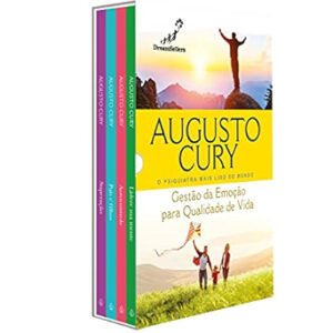 Box Com 4 Livros Augusto Cury Gestão Da Emoção Para Qualidade De Vida