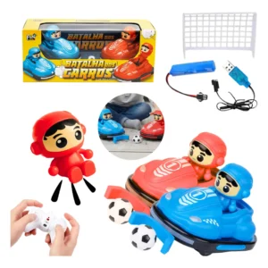 Carrinho Controle Remoto Batalha De Carro e Batalha Futebol