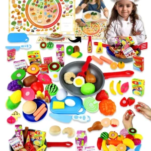 Comidinha Fruta Velcro E Frigideira Infantil Cozinha