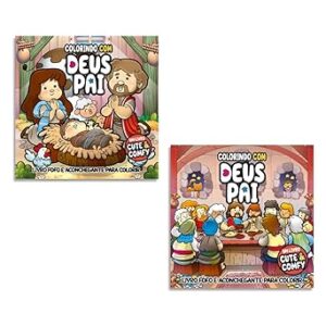 Livros Cute & Comfy Colorindo com Deus Pai