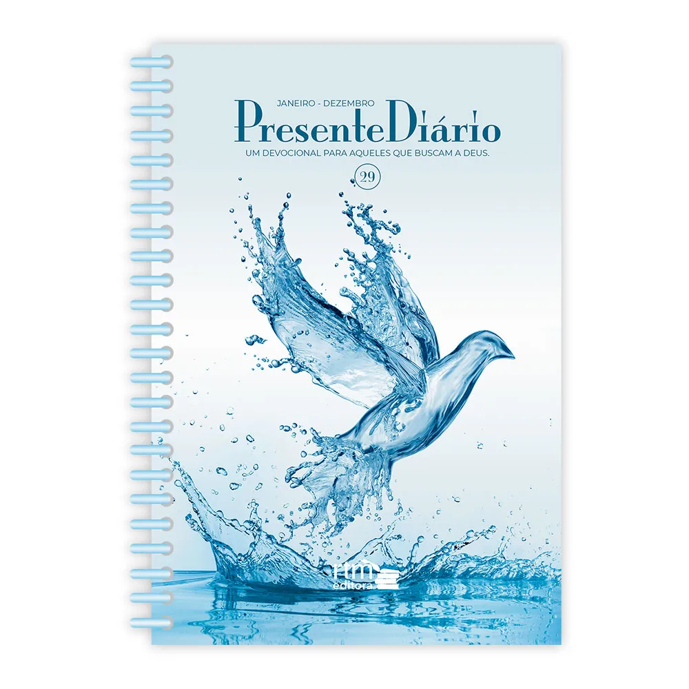 Devocional Presente Diário Espiral | Letra Grande | Vol 29 | Capa Pombo| 2026