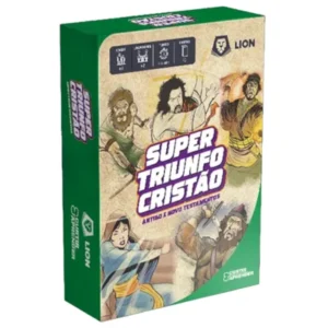 Super Triunfo Cristão Antigo e Novo Testamento Jogo de Cartas - LION