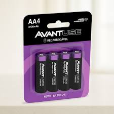 Pilhas Recarregável Comum AA 2700MAH