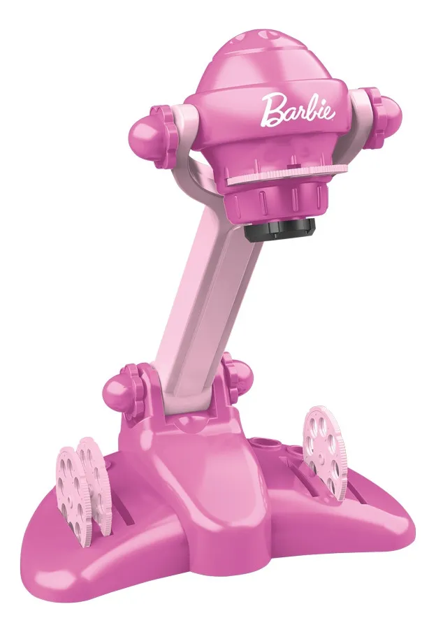 Projetor De Desenhos Barbie Multikids - Br2399 Rosa