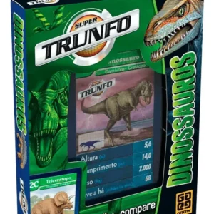 Jogo Super Trunfo Dinossauros Grow