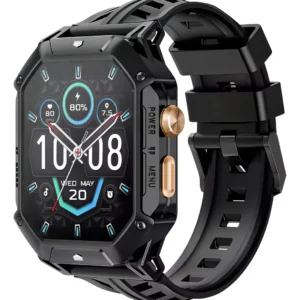 Smartwatch Militar Haylou Iron N1 2.13 Preto Mesh