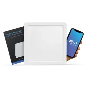 Painel Led Plafon Smart Inteligente Wi-fi 2.4 Ghz 18w 2700k/6500k 22cm Bivolt Sobrepor Quadrado Cod:291990725 Neo Avant