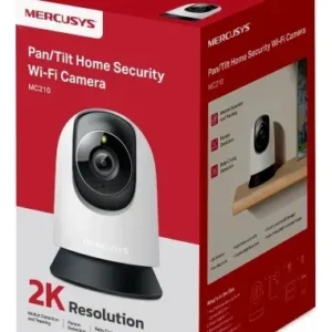 Mercusys MC210 Câmera Segurança Wifi 2K 3MP 360° por TP-Link