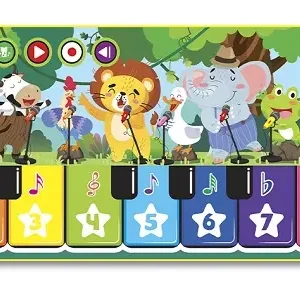 Tapete Piano Musical Bichos Dm Toys